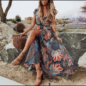 Pretty boho maxi dress